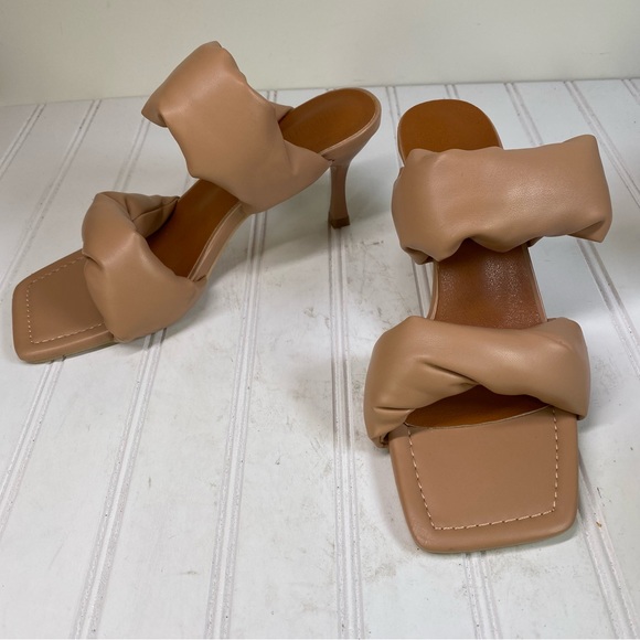 Suoshiqi Alyssa  looks like summer Nude twist heels - Picture 1 of 9